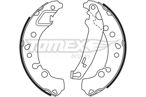 TOMEX BRAKES stabdžių trinkelių komplektas TX 23-45